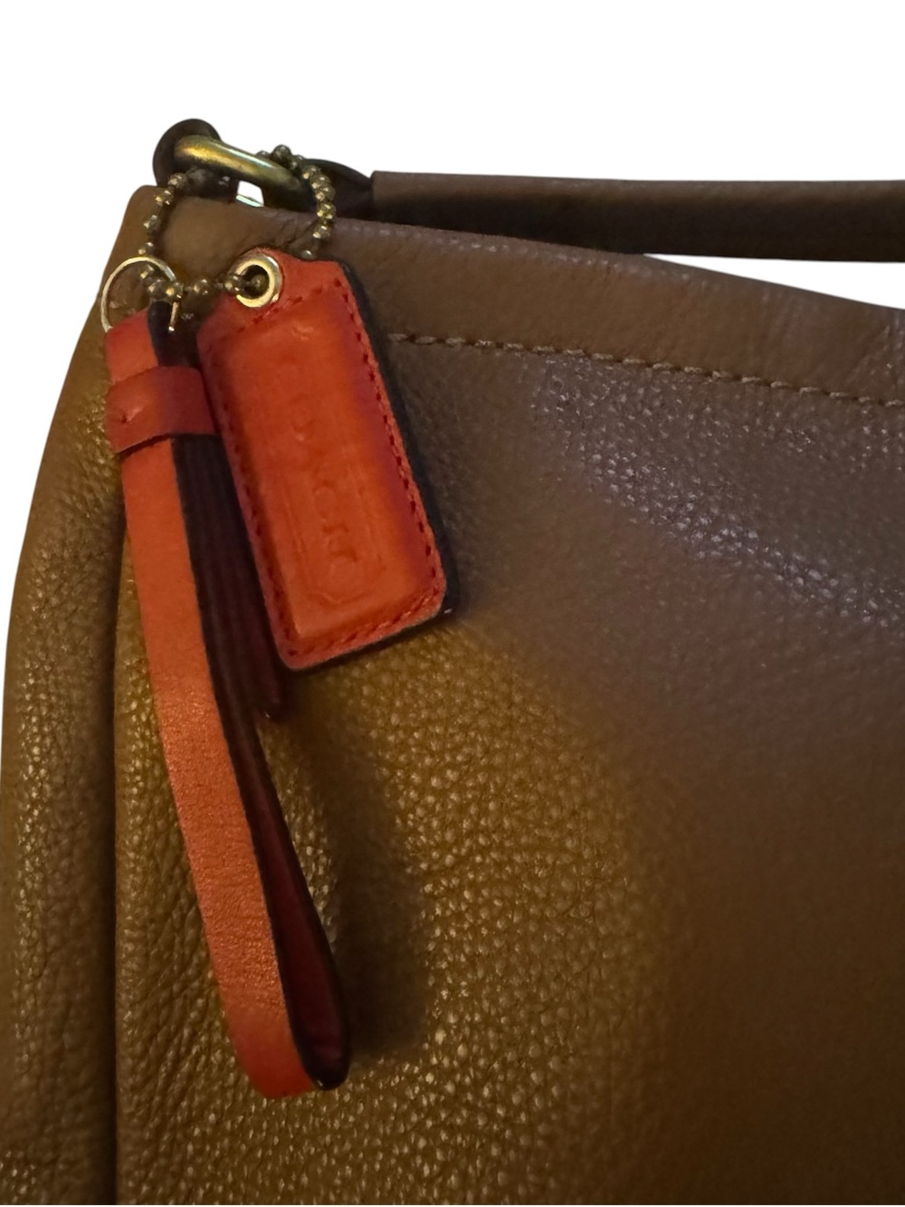 Coach 2013 Park Leather Hobo Shoulder Bag & hangtag style F23293 British Tan - Picture 2 of 10